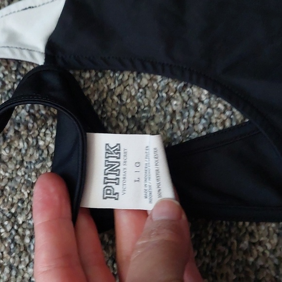 Victoria's Secret Pink Activewear Bundle Black- White LARGE - Picture 5 of 11